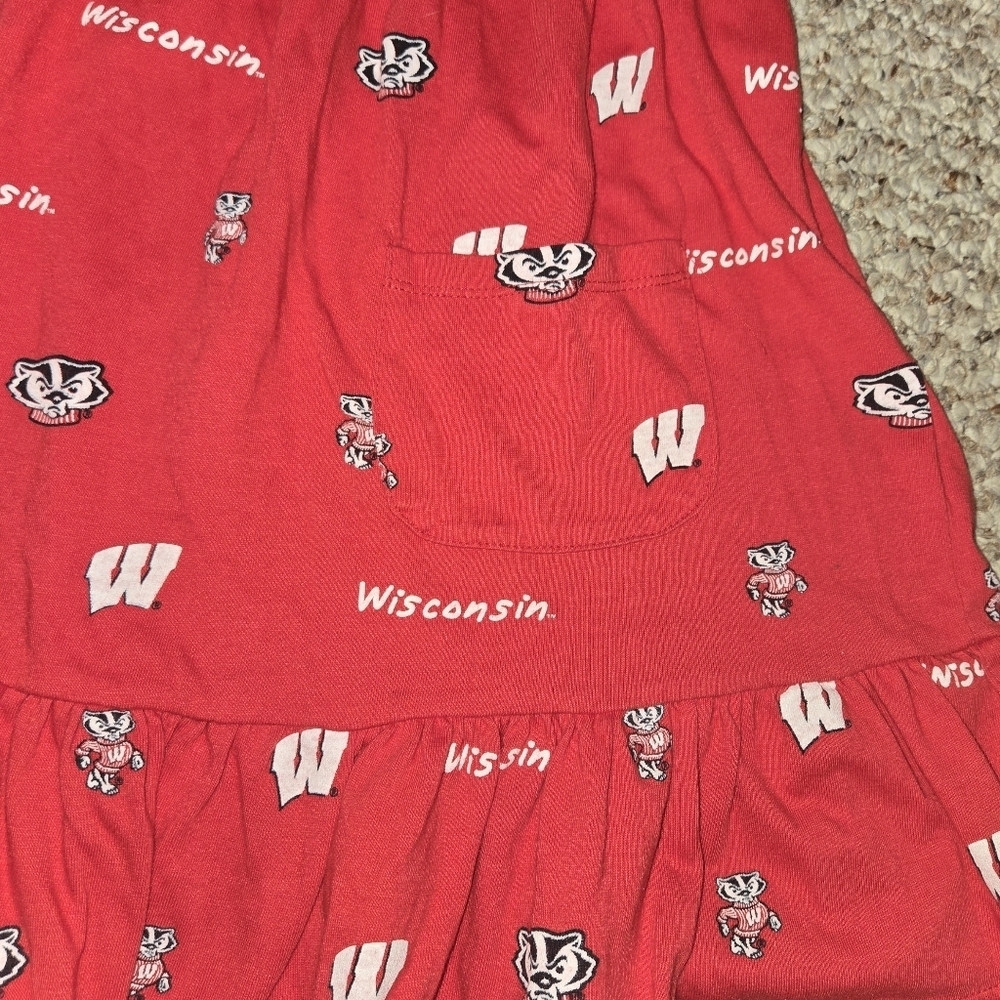 E5 College Classics Wisconsin Badgers Red Sundress Women's Size Small - Picture 3 of 4